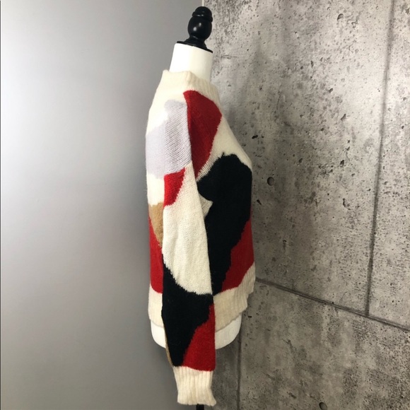 🆕 Cocogio Italy Alpaca Blend Sweater Multicolor - Picture 3 of 5